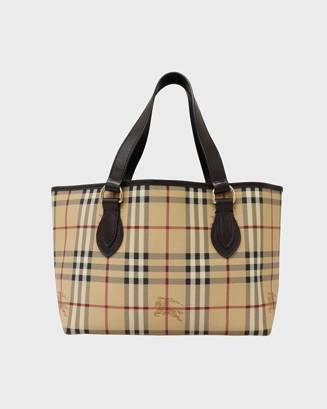 BURBERRY チェック柄トートバッグ | Hedy