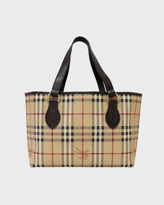 BURBERRY チェック柄トートバッグ | Hedy