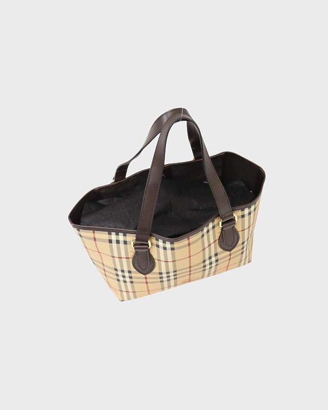 BURBERRY チェック柄トートバッグ | Hedy