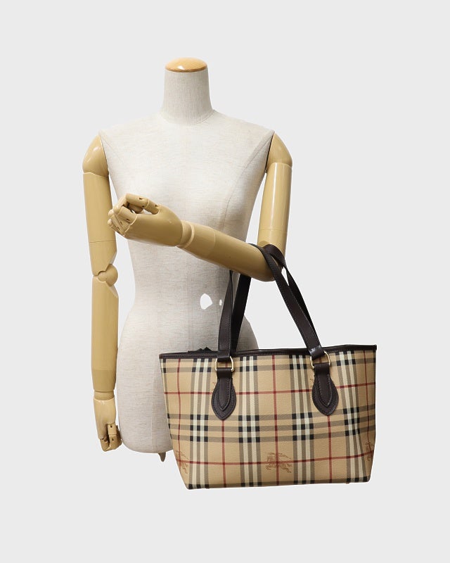 BURBERRY チェック柄トートバッグ | Hedy