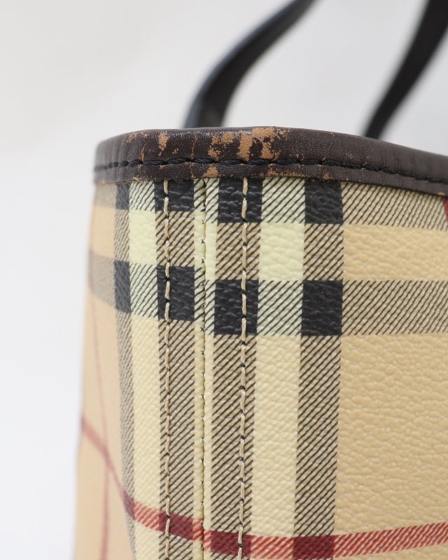 BURBERRY チェック柄トートバッグ | Hedy