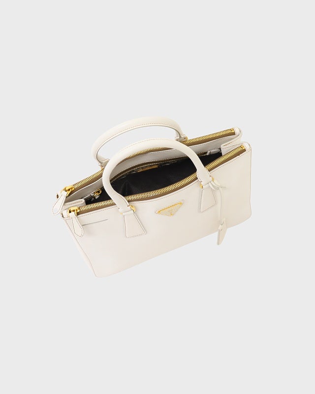 PRADA 三角ロゴサフィアーノレザーハンドバッグ | Hedy
