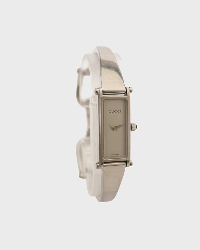 GUCCI 1500Ｌ腕時計　シルバー 長方形 腕時計【お値下げ中】 GUCCI 1500L | Hedy