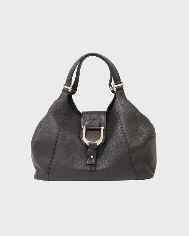 GUCCI ロゴレザーハンドバッグ | Hedy