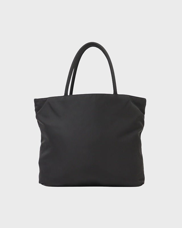 ✨美品✨☘️PRADA☘️✨トートバッグ✨三角ロゴ✨ナイロンレザー✨ゴールド金具✨ PRADA 三角ロゴ金具ナイロントートバッグ | Hedy