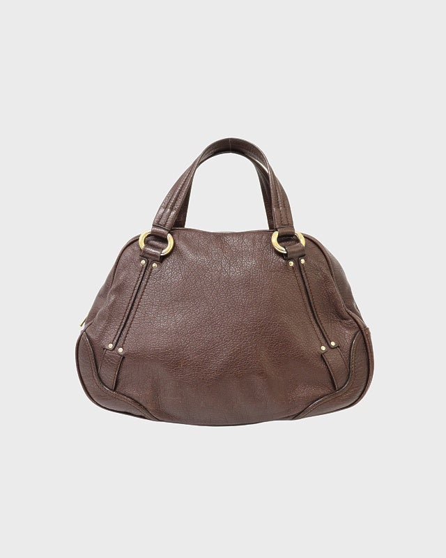CELINE トリオンフレザーハンドバッグ | Hedy