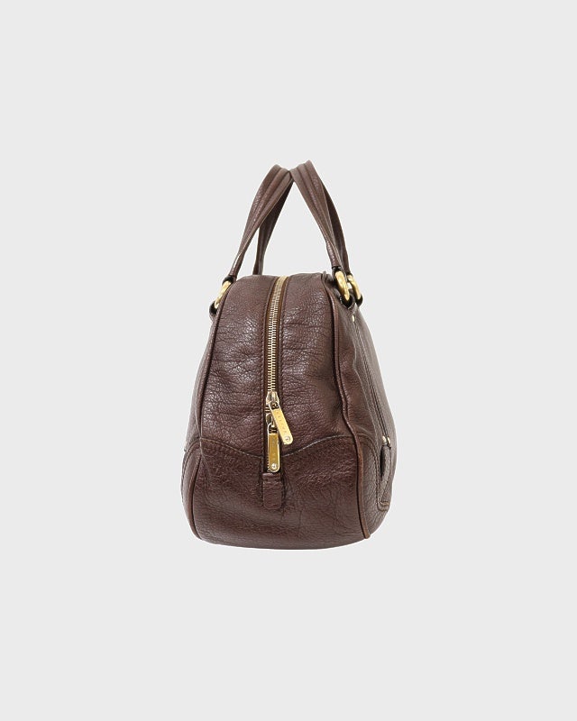 CELINE トリオンフレザーハンドバッグ | Hedy