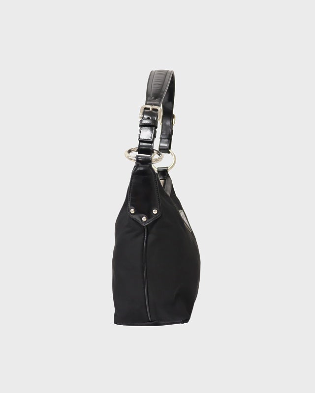 PRADA 三角ロゴ金具ナイロンレザーワンショルダーバッグ | Hedy PRADA 三角ロゴ金具ナイロンレザーワンショルダーバッグ | Hedy