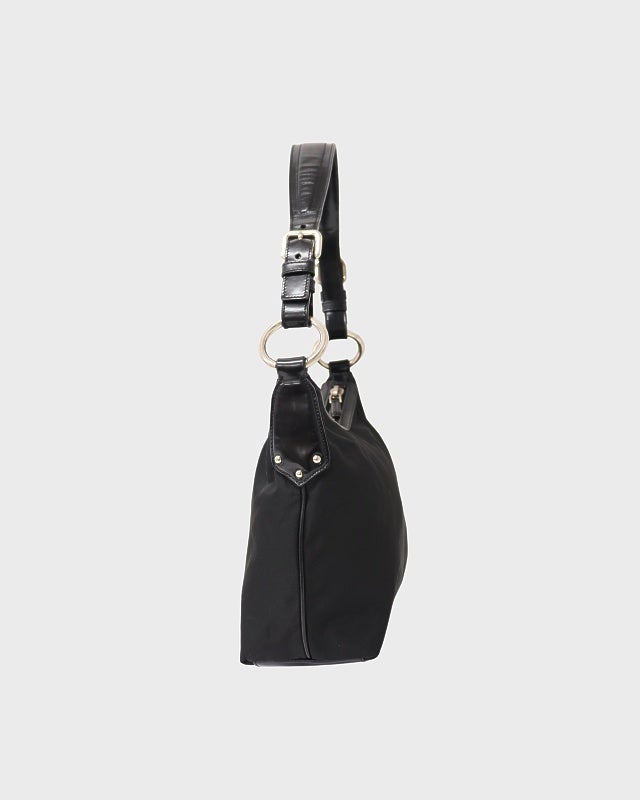 PRADA 三角ロゴ金具ナイロンレザーワンショルダーバッグ | Hedy