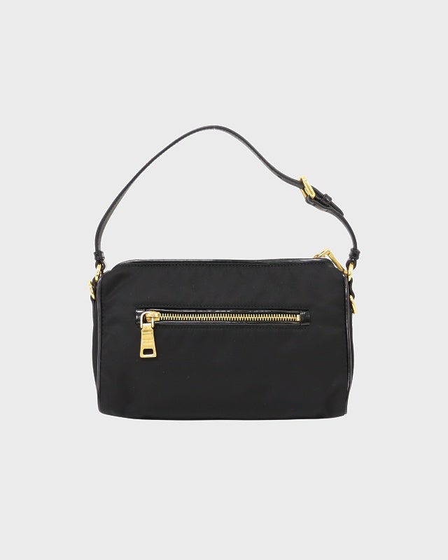 PRADA 三角ロゴ金具ナイロンレザーワンショルダーバッグ | Hedy