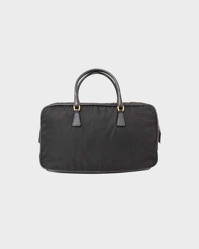 PRADA 三角ロゴ金具ナイロンハンドバッグ | Hedy