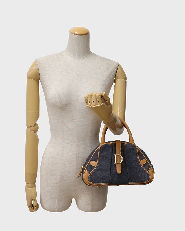 DIOR サドルダブルデニムハンドバッグ | Hedy