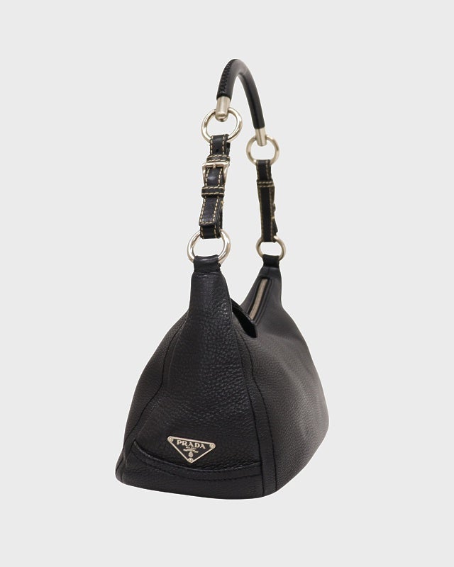 PRADA 三角ロゴ金具レザーワンショルダーバッグ | Hedy