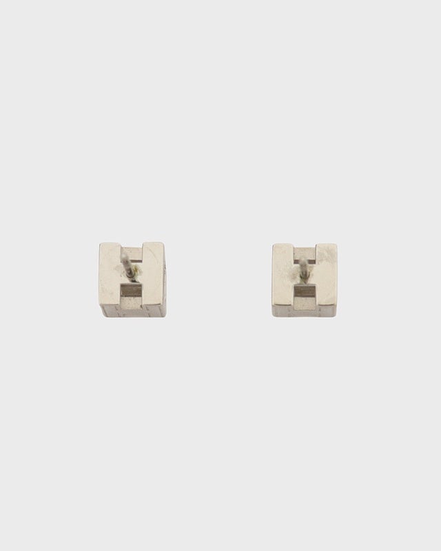 HERMES Hキューブピアス (片方) HERMES(エルメス) カージュ ド アッシュ Hキューブ ピアス ジュエリー
