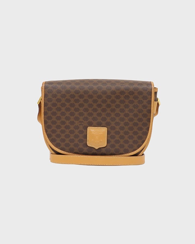CELINE トリオンフ マカダム柄 ハンドバッグ CELINE マカダム柄トリオンフハンドバッグ | Hedy