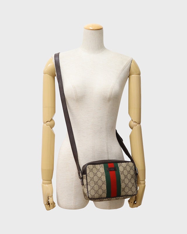 GUCCI GGスプリームシェリーラインショルダーバッグ | Hedy