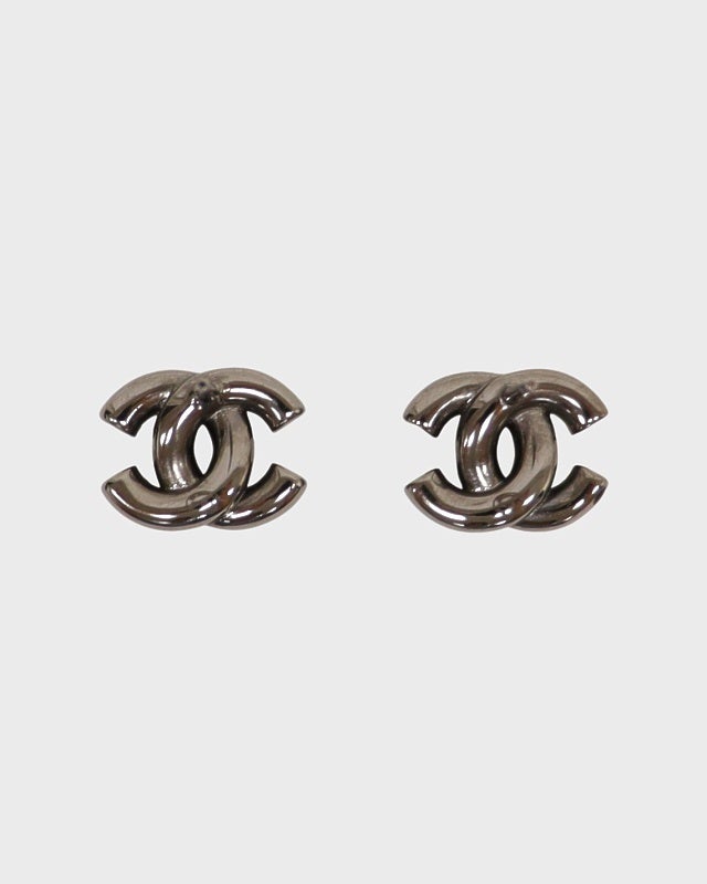 CHANEL COCOラインストーンパールピアス | Hedy