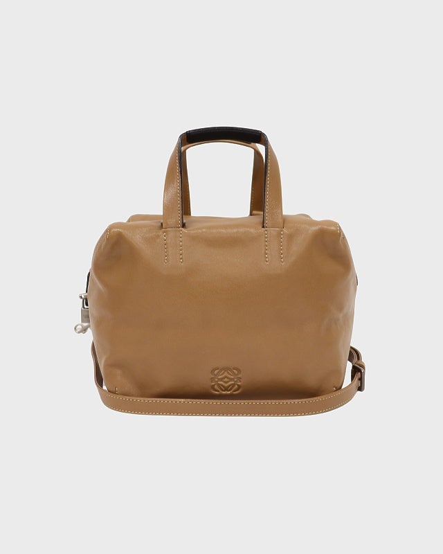 LOEWE レザー　アナグラム　ダレスバッグ　ブリーフケース　ブラウン　2way LOEWE ロエベ アナグラム ビジネスバッグ ブラウン レザー ブリーフ