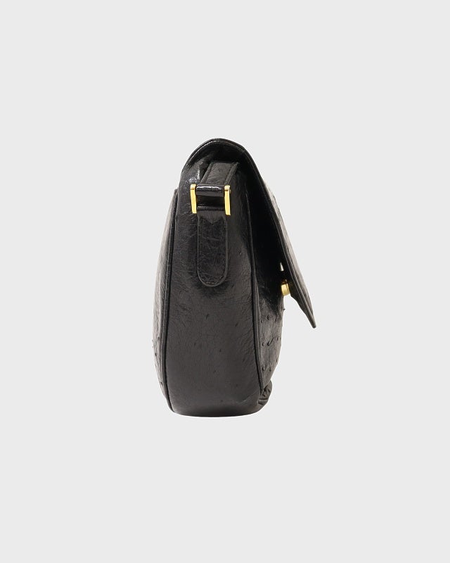 GUCCI オーストリッチレザーショルダーバッグ | Hedy
