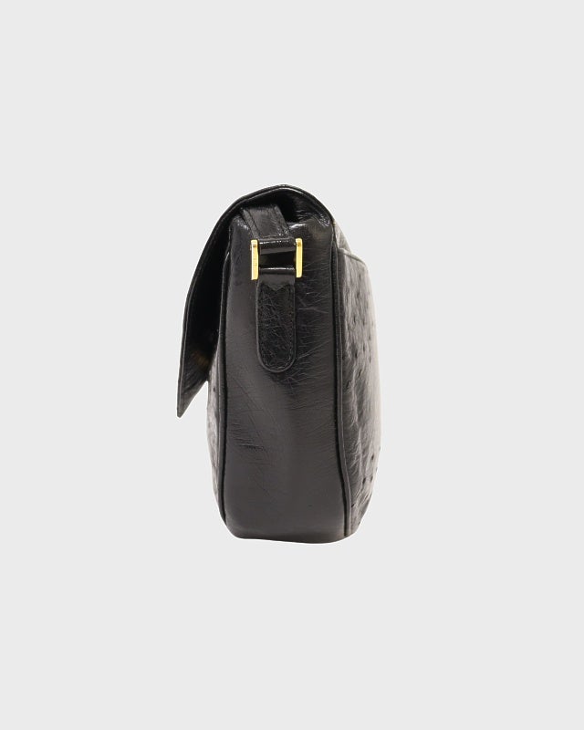GUCCI オーストリッチレザーショルダーバッグ | Hedy