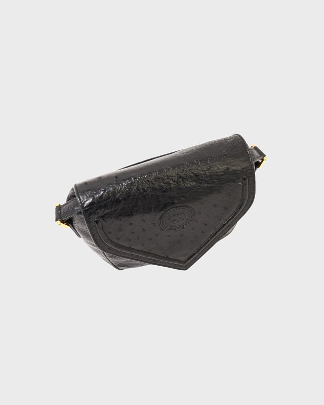 GUCCI オーストリッチレザーショルダーバッグ | Hedy