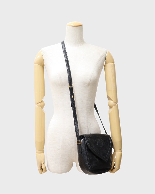 GUCCIオーストリッチレザー ショルダーバッグ ハンドバッグ GUCCI オーストリッチレザーショルダーバッグ | Hedy