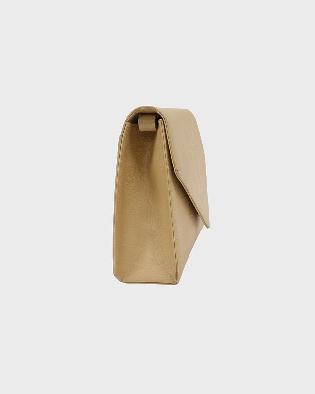 YSL ロゴステッチレザーショルダーバッグ | Hedy