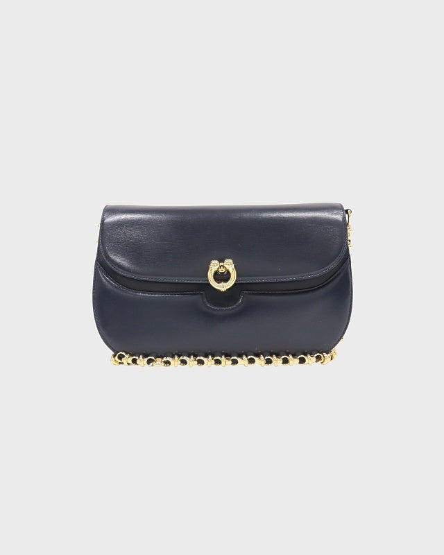 GUCCI レザーチェーンショルダーバッグ | Hedy