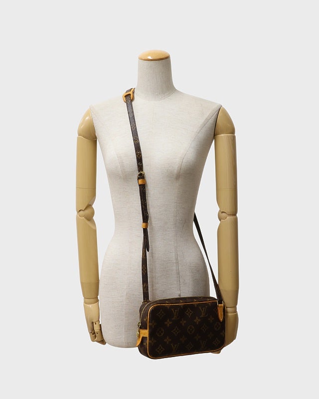 LOUIS VUITTON モノグラム ポシェット・マルリーバンドリエール | Hedy