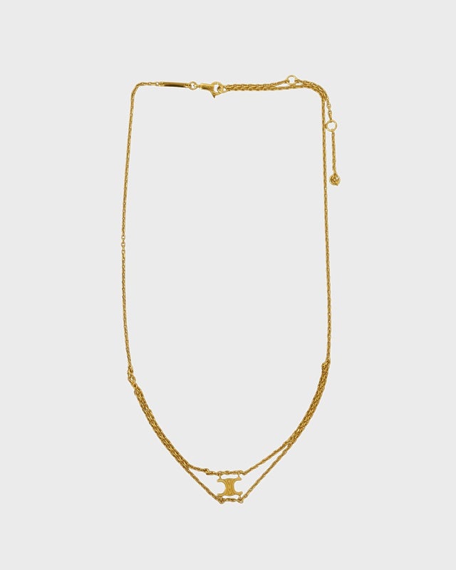 CELINE トリオンフサスペンダーネックレス | Hedy