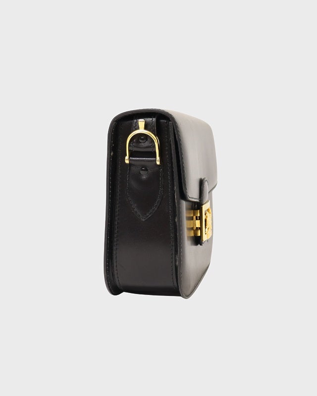 CELINE 馬車金具レザーショルダーバッグ | Hedy
