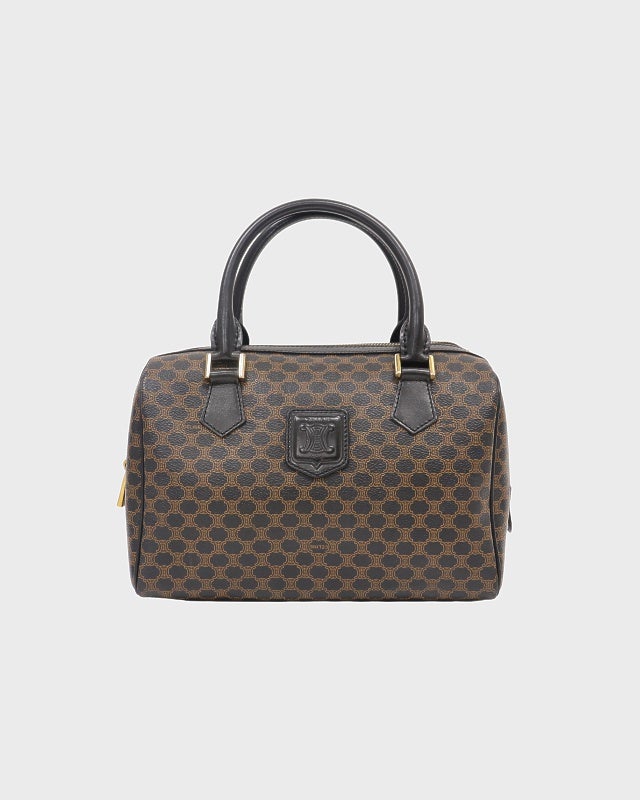 CELINE マカダム柄トリオンフハンドバッグ | Hedy