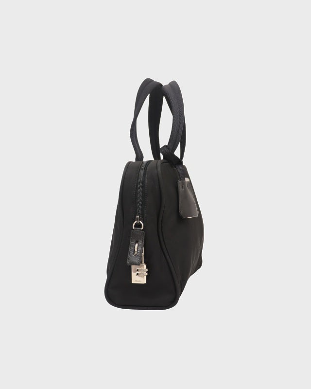 PRADA 三角ロゴ金具ナイロンハンドバッグ | Hedy