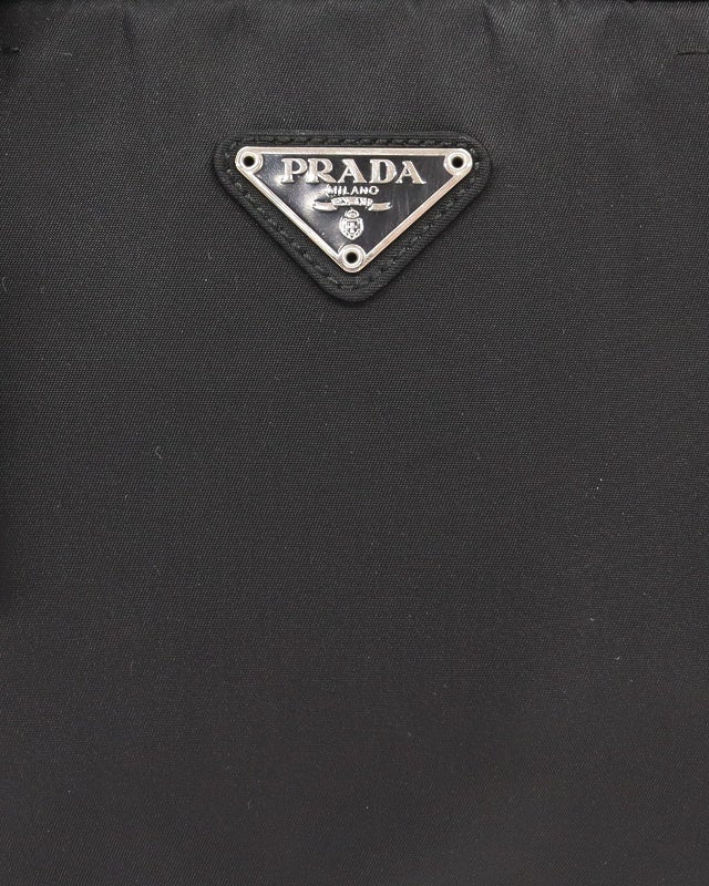 PRADA 三角ロゴ金具ナイロンハンドバッグ | Hedy