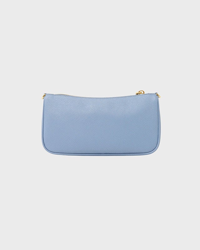 PRADA 三角ロゴ金具サフィアーノレザーチェーンショルダーバッグ | Hedy