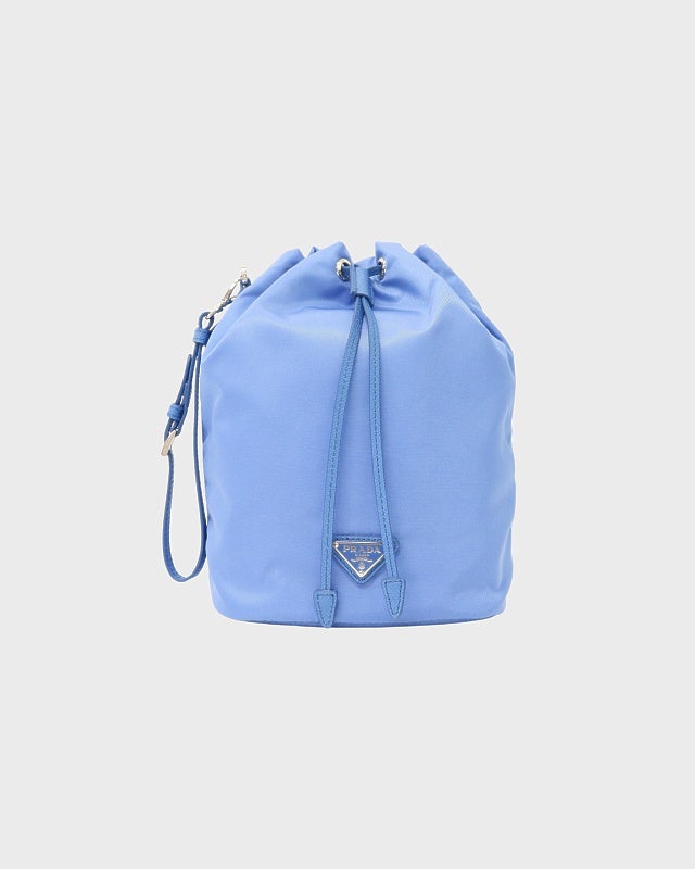 PRADA 三角ロゴ金具ナイロンポーチ | Hedy