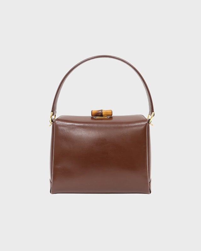 GUCCI バンブーターンロックレザー2Wayバッグ | Hedy