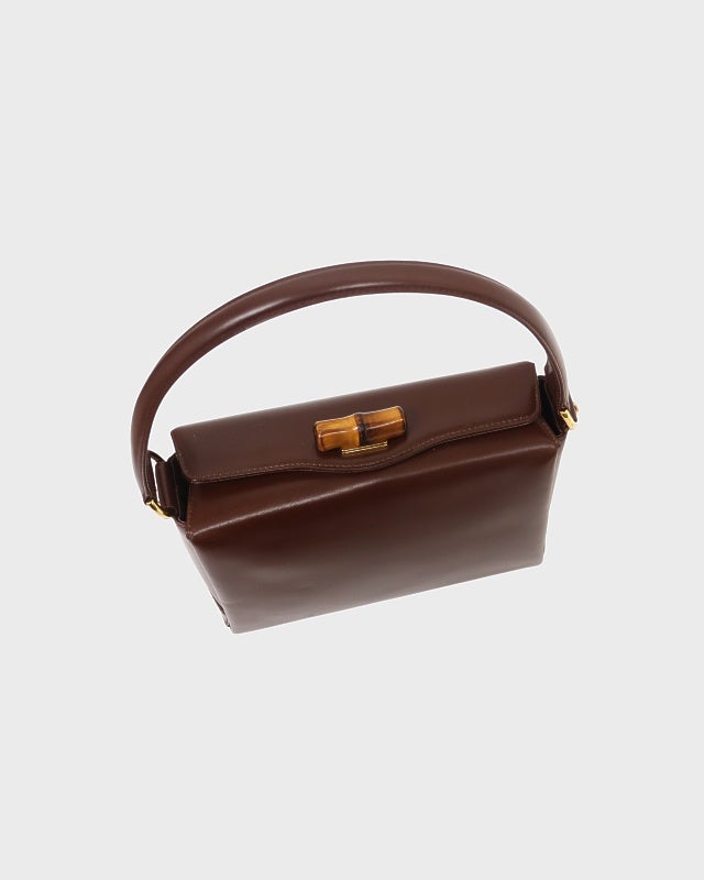 GUCCI バンブーターンロックレザー2Wayバッグ | Hedy