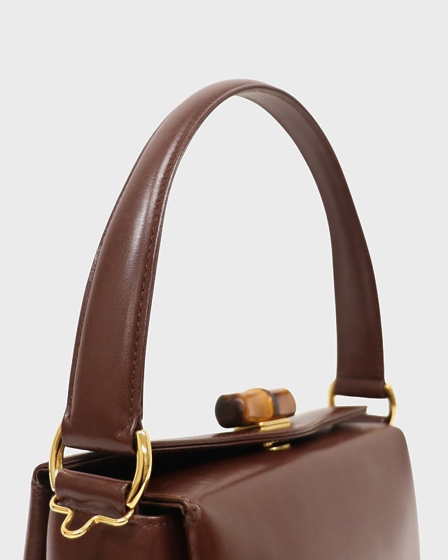 GUCCI バンブーターンロックレザー2Wayバッグ | Hedy