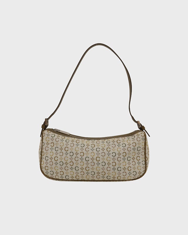 CELINE マカダム ホーボー ワンショルダー ミニ ショルダーバッグ VINTAGE CELINE/セリーヌ】Macadam ミニショルダーバッグ（ショルダー