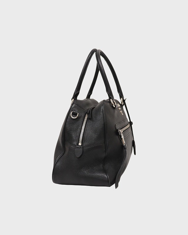 PRADA ロゴ金具レザーハンドバッグ | Hedy