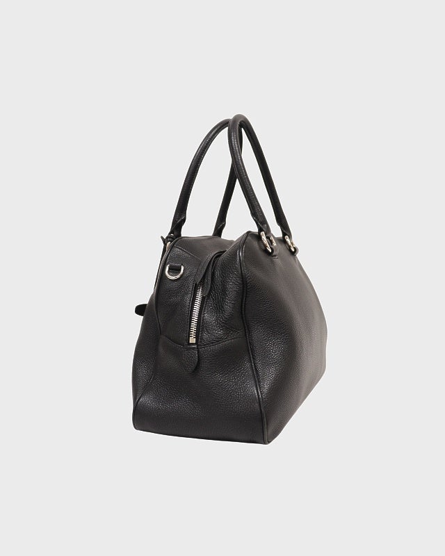 PRADA ロゴ金具レザーハンドバッグ | Hedy