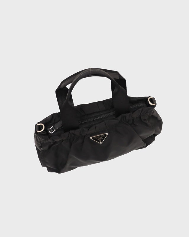 PRADA 三角ロゴ金具ナイロンギャザー2Wayバッグ | Hedy