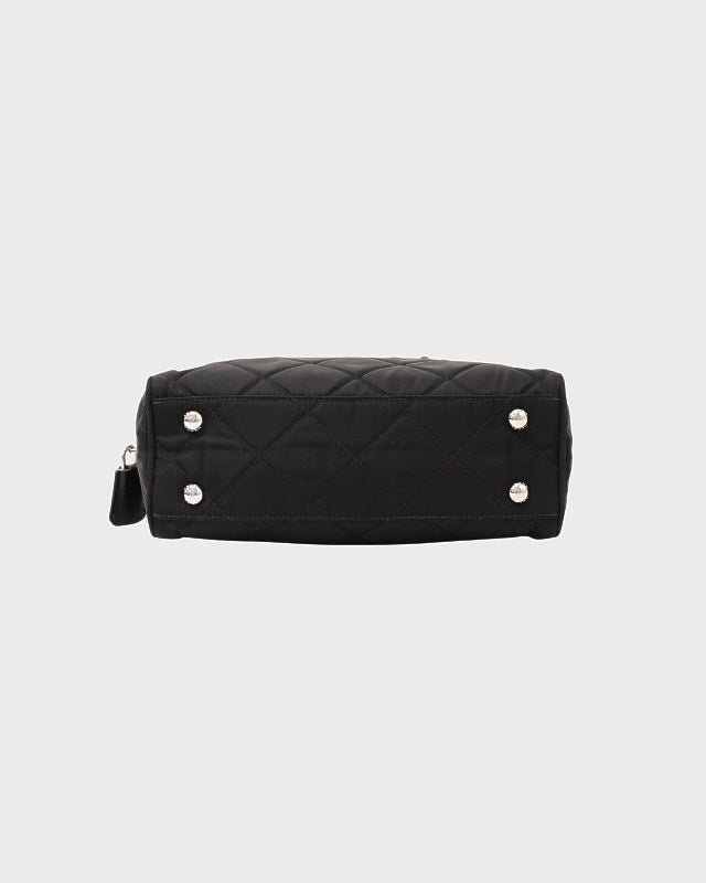 PRADA 三角ロゴ金具キルティングナイロンチェーントートバッグ | Hedy