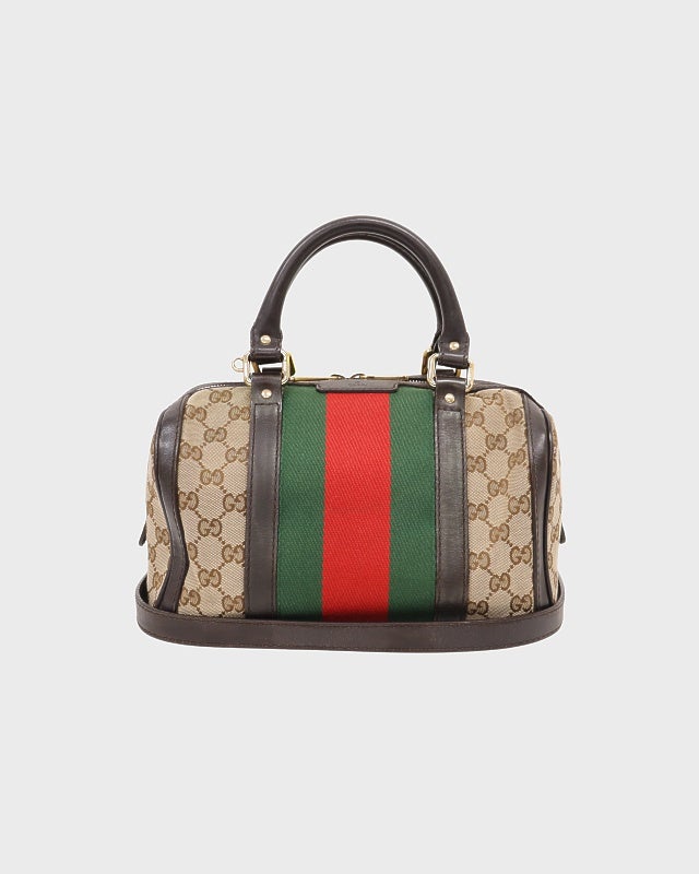 極美品 GUCCI シェリーライン スプリーム GG柄 ビジネスバッグ 2way GUCCI - グッチ GGスプリーム シェリー ライン レザー トート バッグ