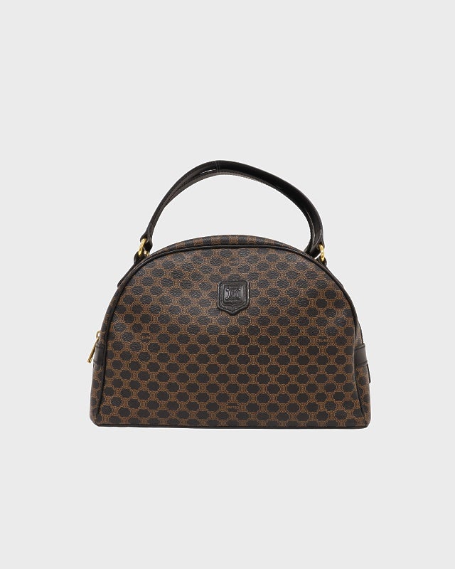 CELINE マカダム柄トリオンフハンドバッグ | Hedy