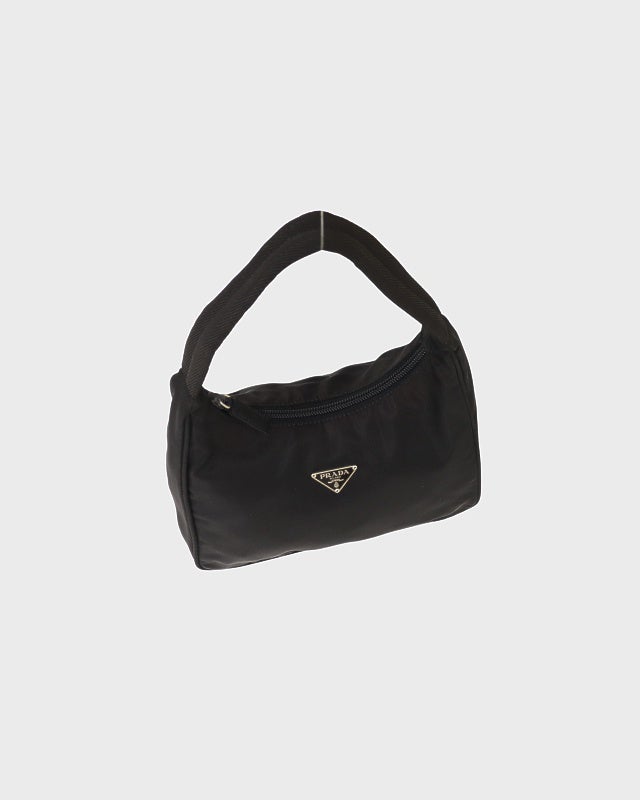 PRADA 三角ロゴ金具ナイロンハンドバッグ | Hedy