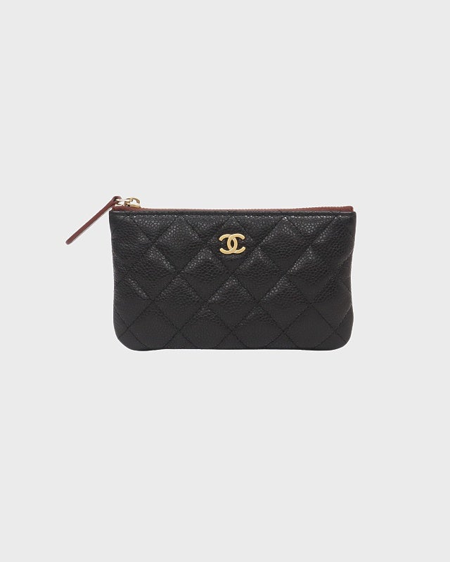 CHANEL マトラッセキャビアスキンミニポーチ | Hedy