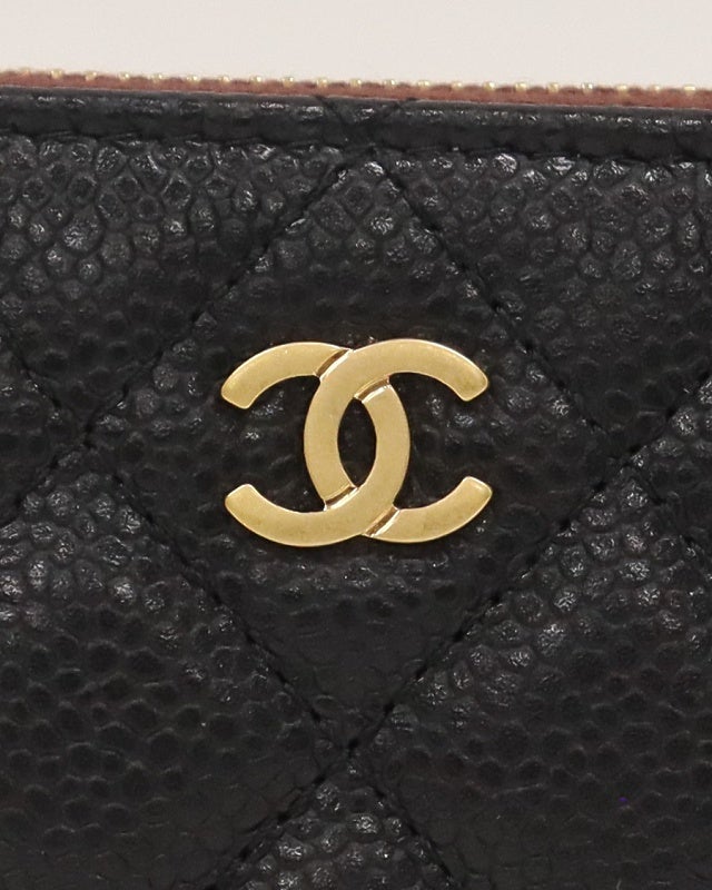 CHANEL マトラッセキャビアスキンミニポーチ | Hedy