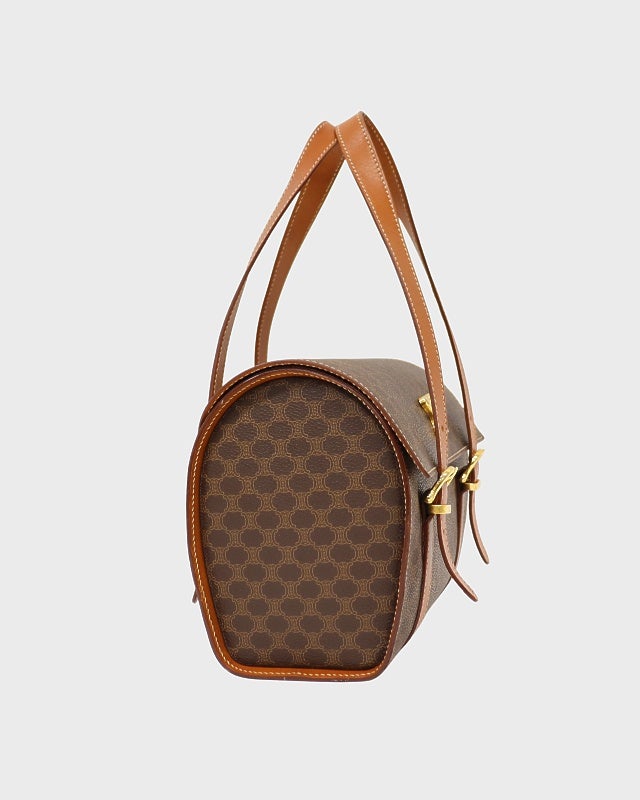 専用 セリーヌ ボストンバッグ 大容量 マカダム柄 トリオンフ 旅行 ハンド CELINE（セリーヌ） ボストンバッグ 旅行バッグ ハンドバッグ マカダム